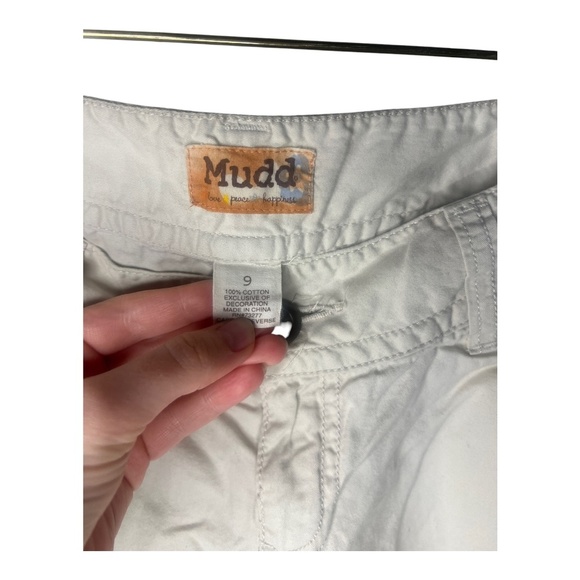 Vintage Y2K Light Tan Low Rise Short Shorts 100% Cotton - Picture 2 of 3